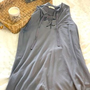 Front lace up dress!